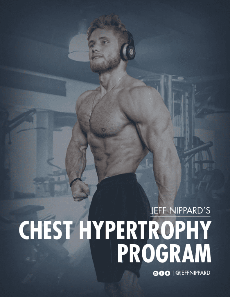 Chest Hypertrophy Program Jeff Nippard Fitness - Main Image